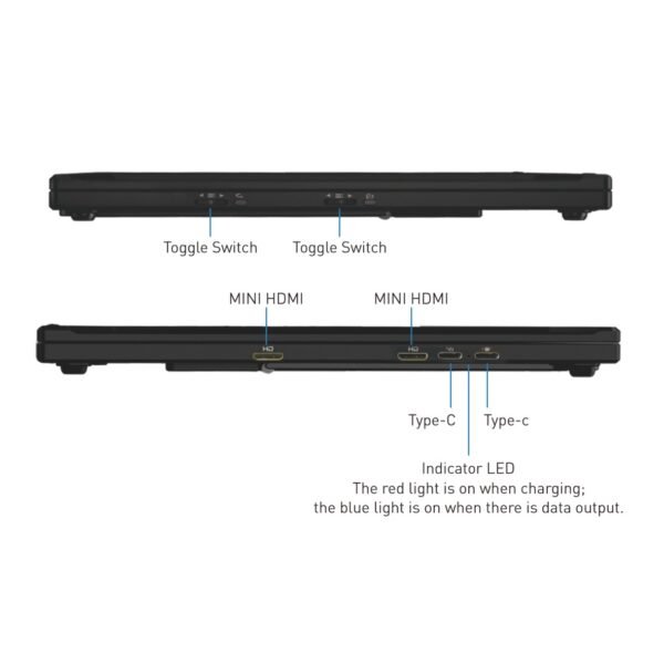 v2 double portable monitor for laptop